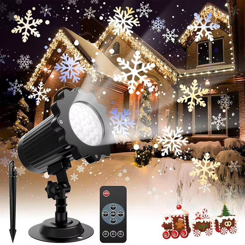 Christmas Snowflake Projector Lights Led Landscape Waterproof