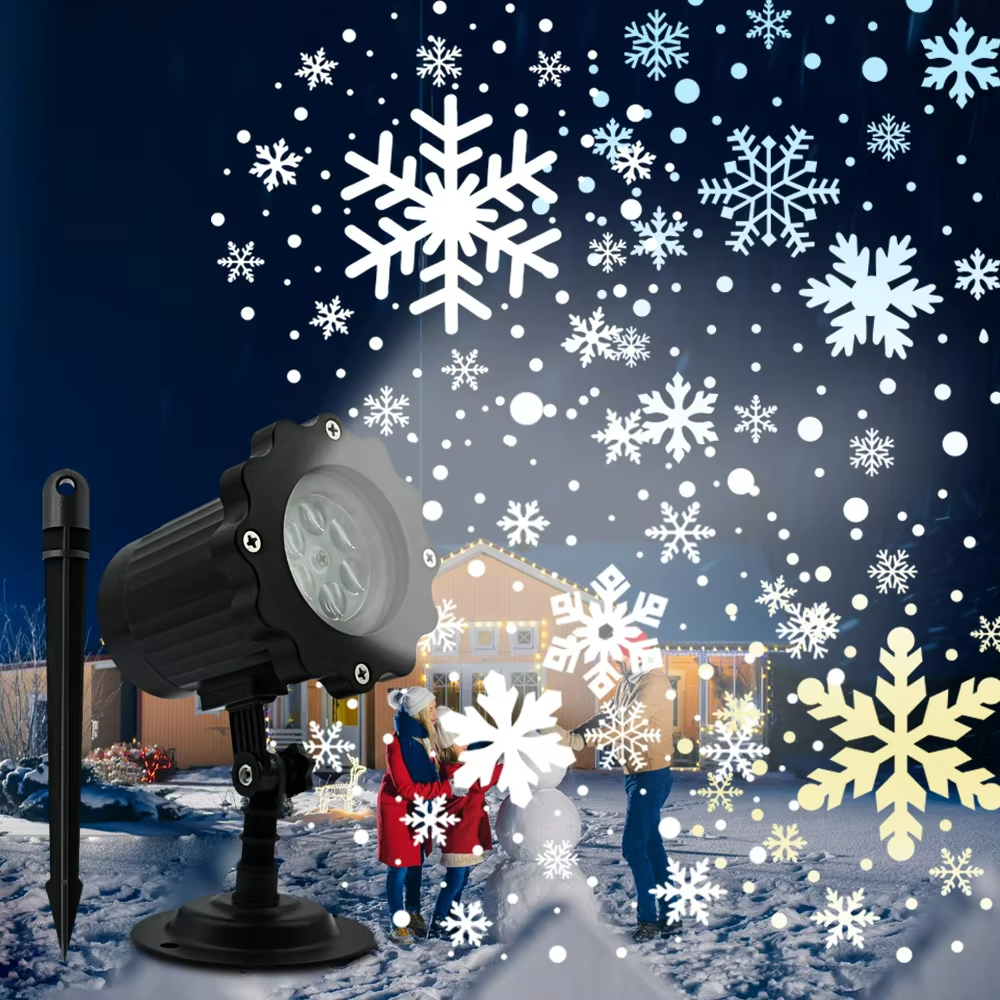 Christmas Snowflake Projector Lights Led Landscape Waterproof