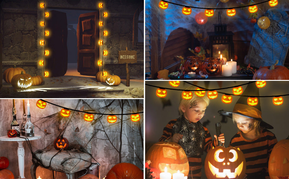 Waterproof Lantern Pumpkins Halloween Light up