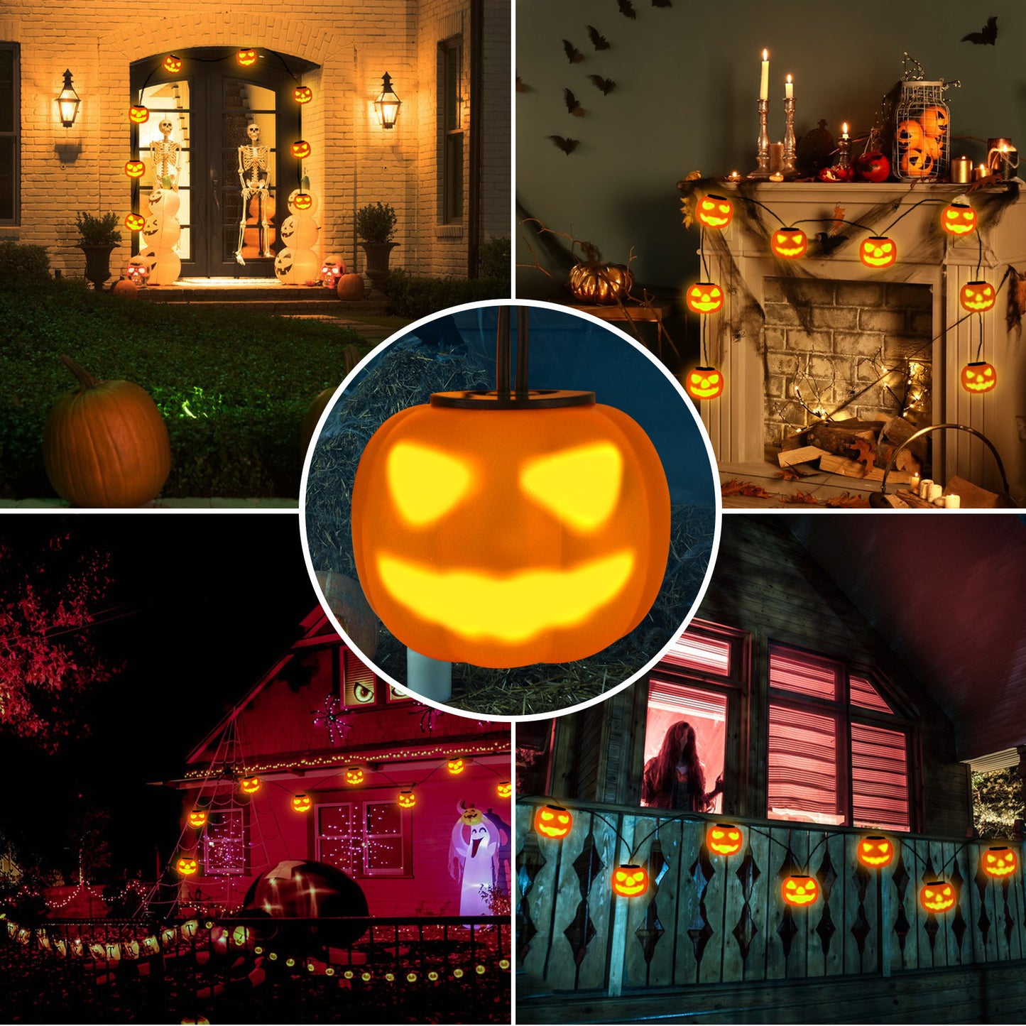 Waterproof Lantern Pumpkins Halloween Light up