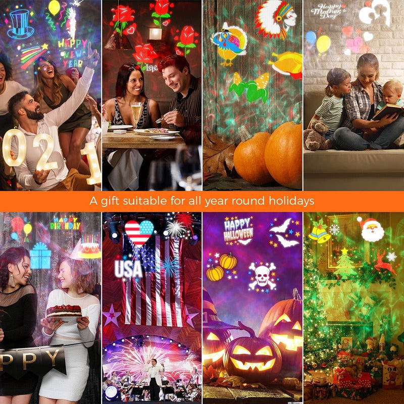 Halloween and Christmas Projector Lights Decorations Indoor Outdoor