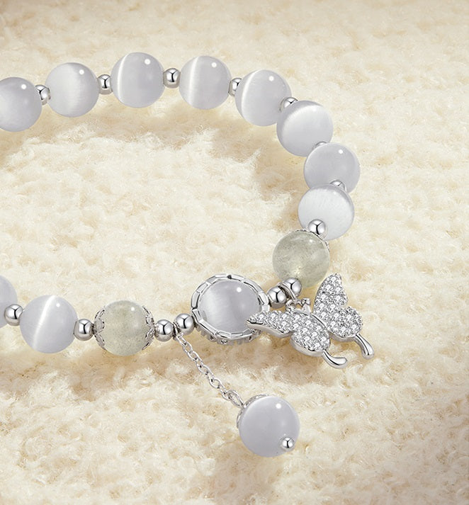 Moonstone Bracelet Beaded Healing Crystal Stone Moonstone Jewelry Bracelets for Women