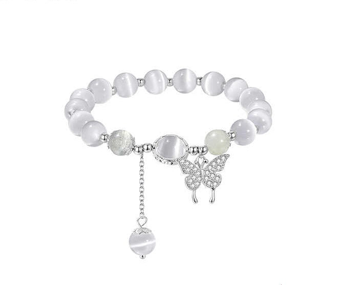 Moonstone Bracelet Beaded Healing Crystal Stone Moonstone Jewelry Bracelets for Women