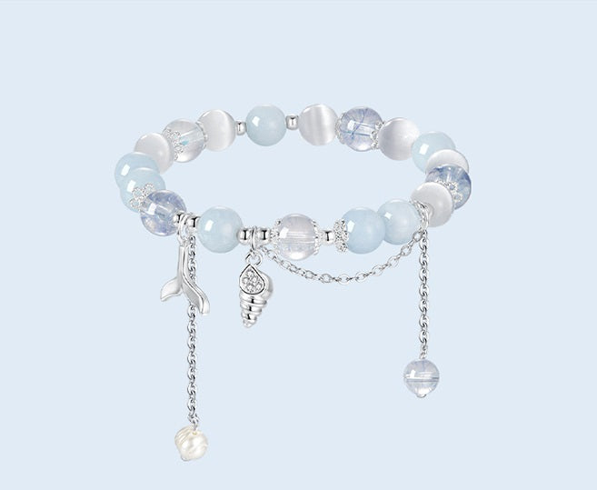 Bracelet Healing Crystals Charm for Women Natural Stone Stretch Beads Bracelet Gifts