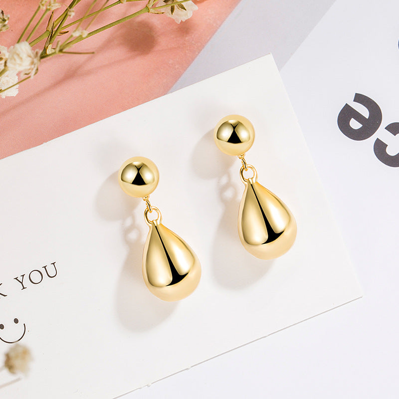 Earrings for Women Girls Gold Waterdrop Silver Jewelry Earrings