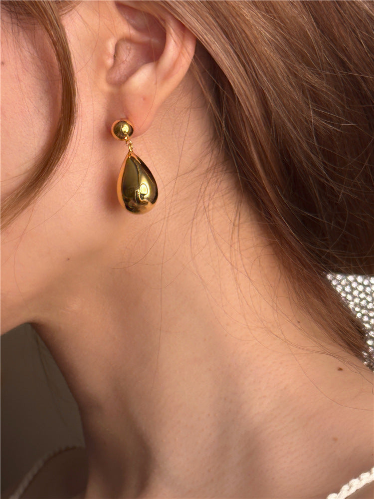 Earrings for Women Girls Gold Waterdrop Silver Jewelry Earrings