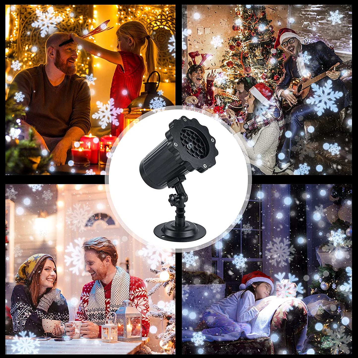 Christmas Snowflake Projector Lights Led Landscape Waterproof