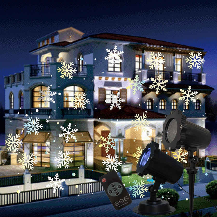 Christmas Snowflake Projector Lights Led Landscape Waterproof